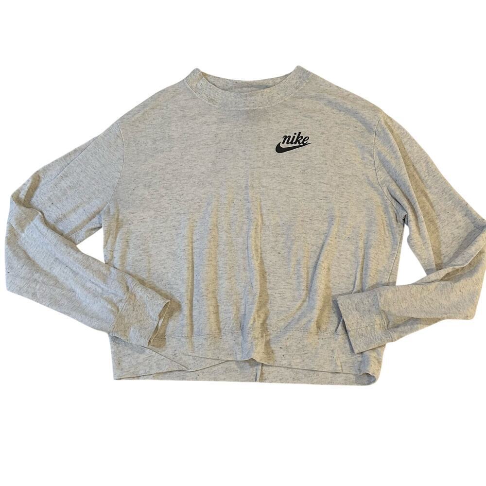 Nike Grey Long Sleeve Tee sz XS Gray Long Sleeve Shirt